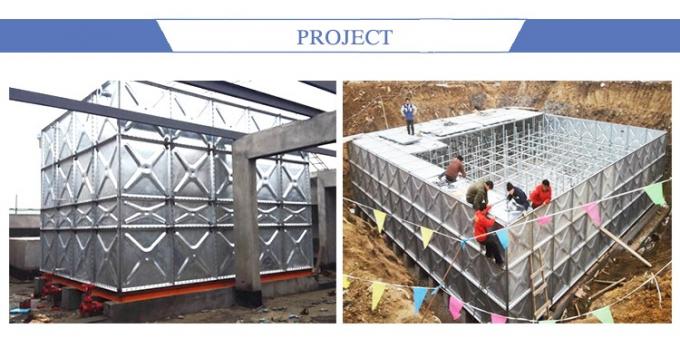 Sectional Bolted Hot Dip Galvanized Carbon Steel Water Tank For Irrigation 9